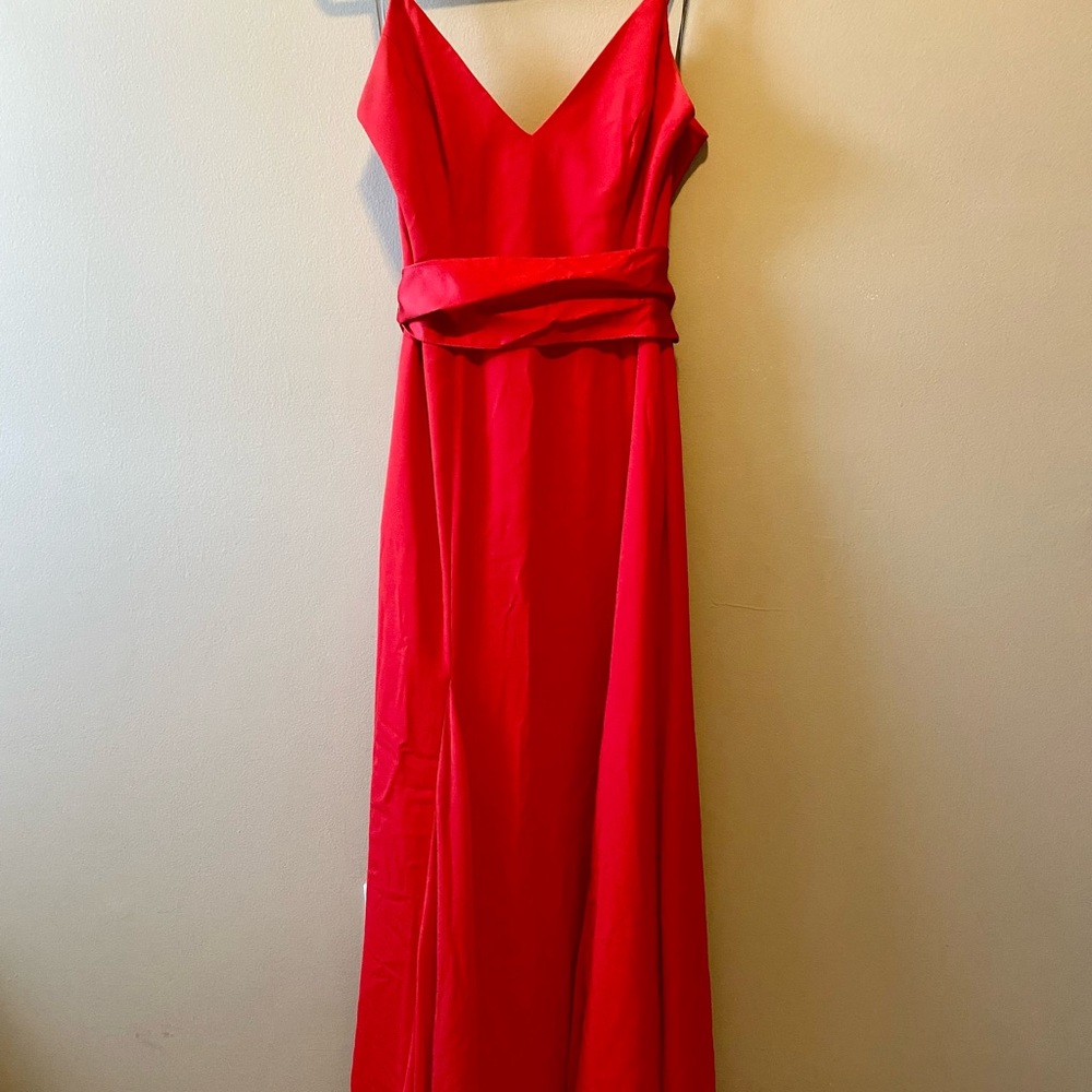 Vera Wang white collection from David’s Bridal, bridesmaid/occasion dress
